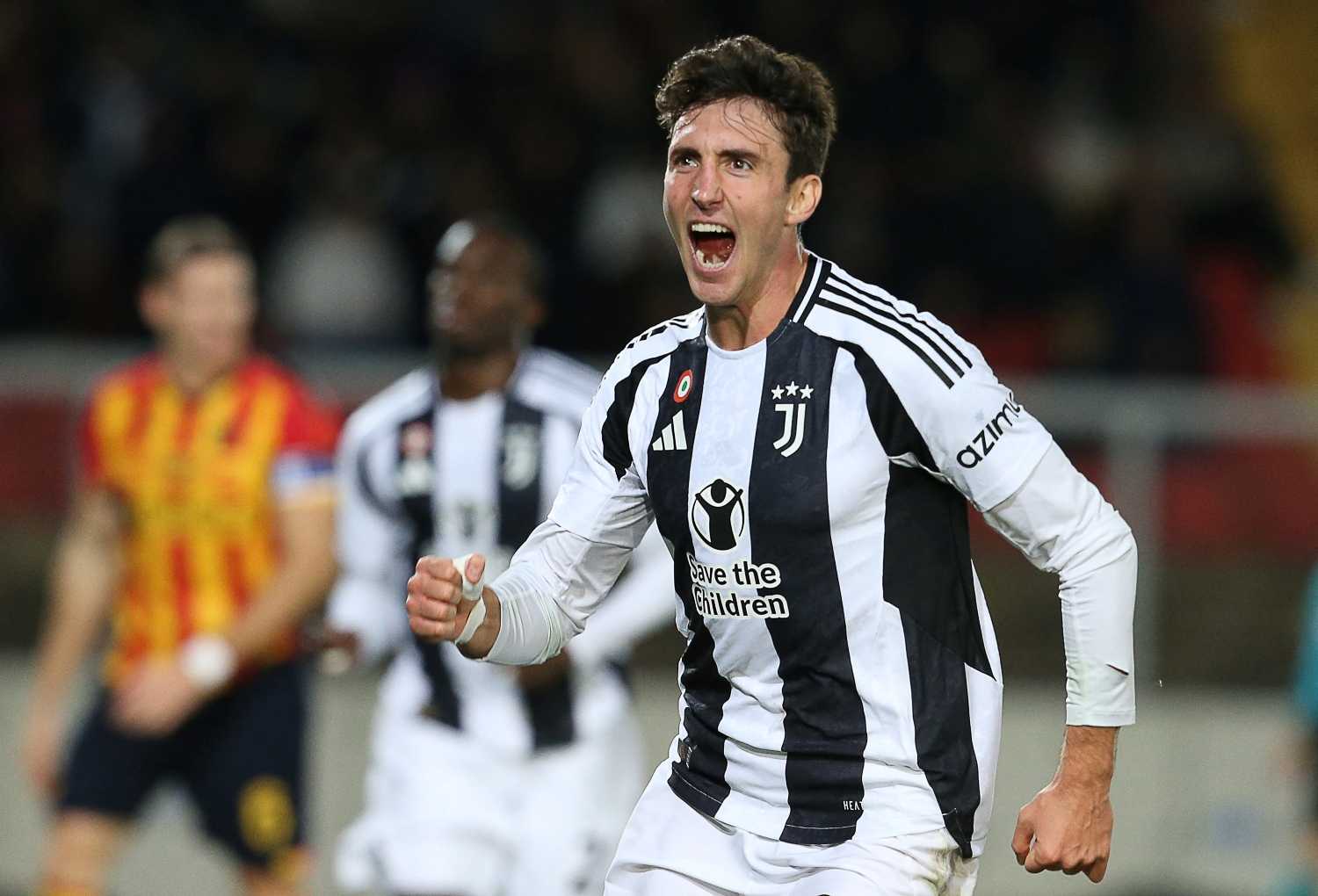Andrea Cambiaso con la maglia della Juventus