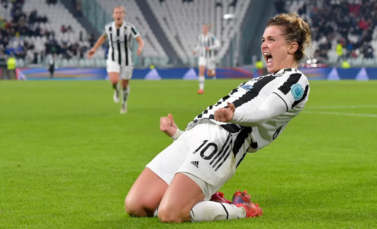 Cristiana Girelli con la maglia della Juventus