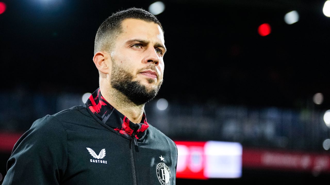 Hancko con la maglia del Feyenoord