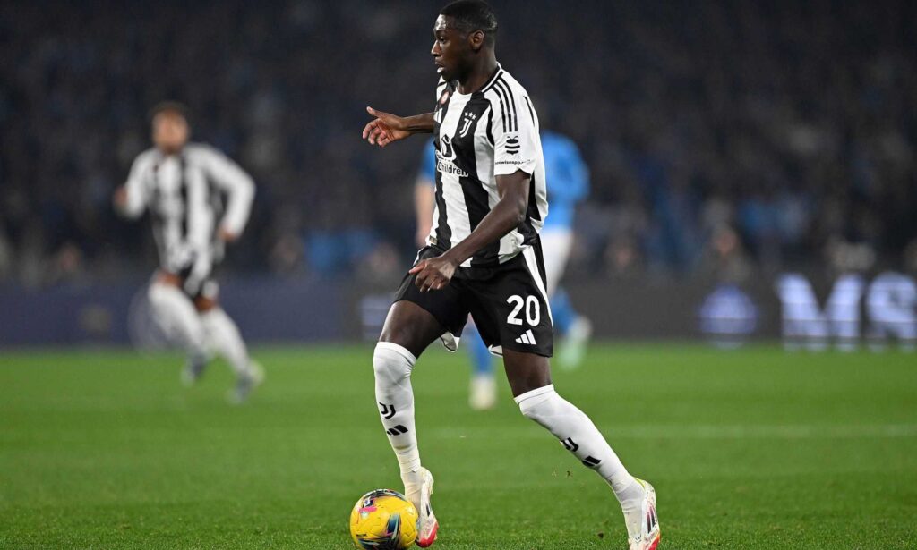 Kolo Muani con la maglia della Juventus