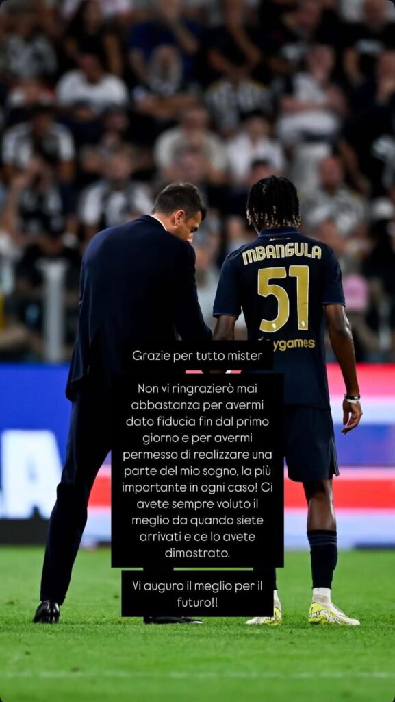 Storia instagram Mbangula