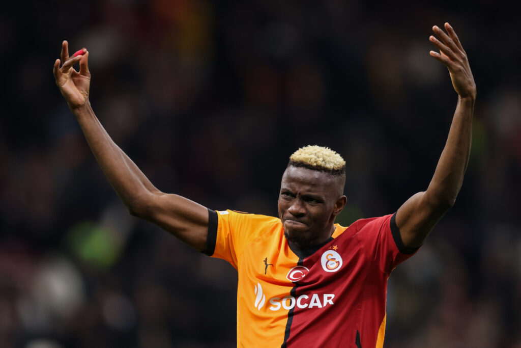 Osimhen con la maglia del Galatasaray