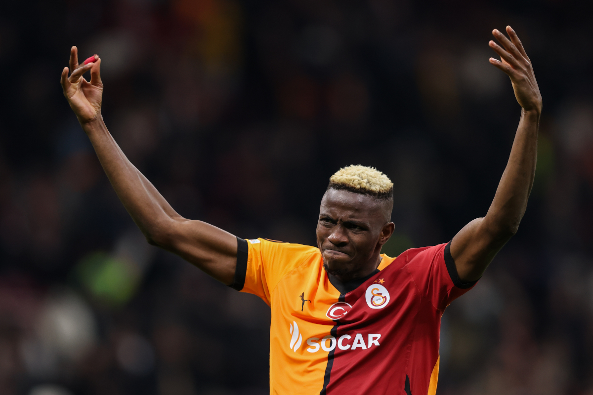 Osimhen con la maglia del Galatasaray