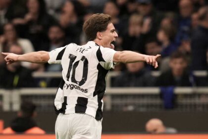 Yildiz, esultanza con la maglia della Juventus