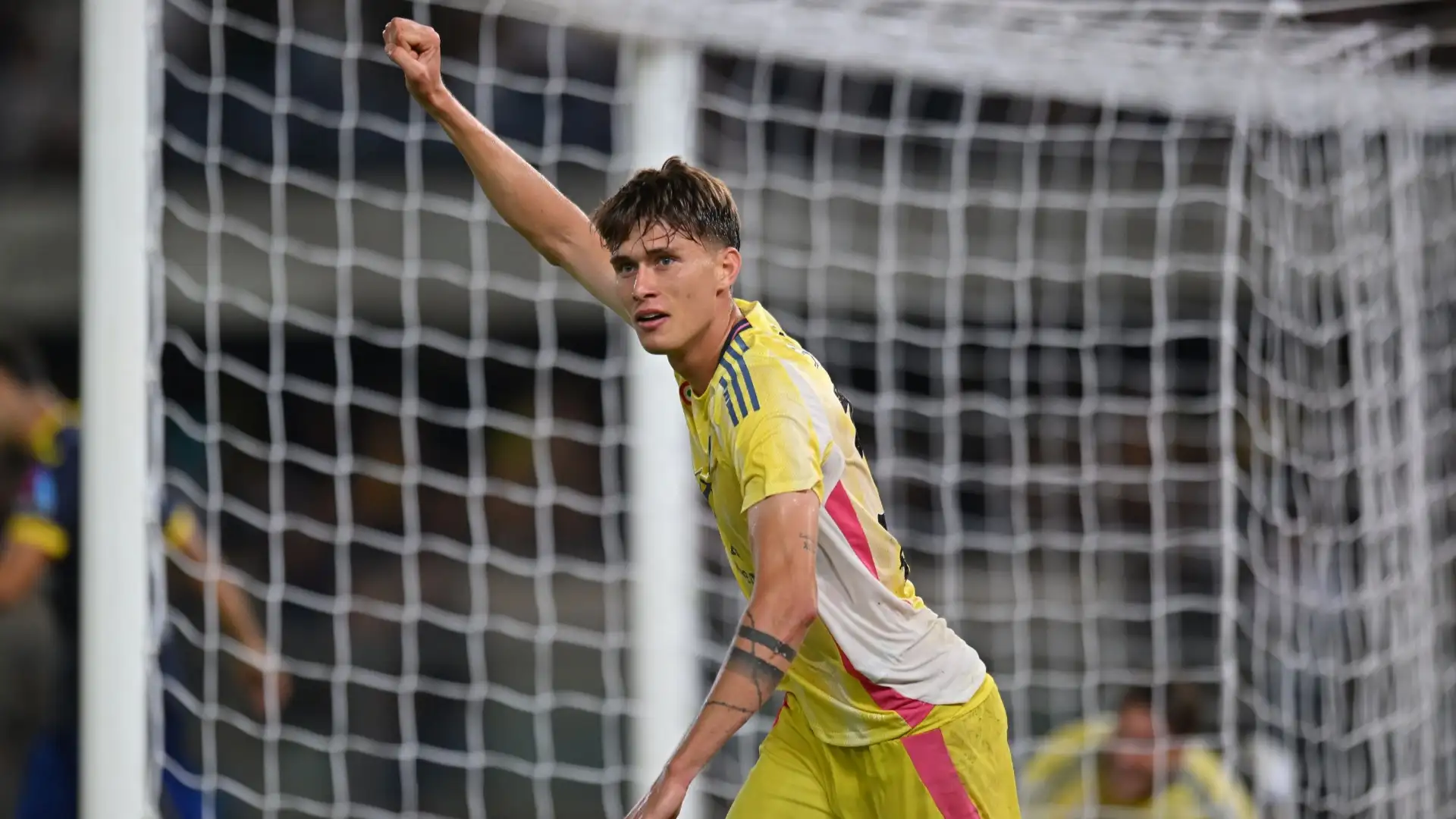 Nicolò Savona con la maglia della Juventus