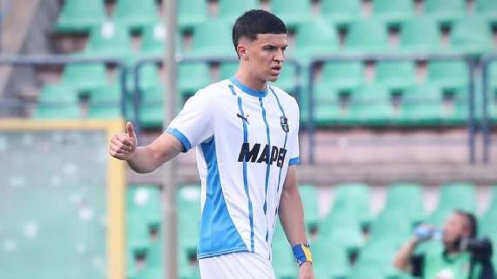 Tarik Muharemovic con la maglia del Sassuolo