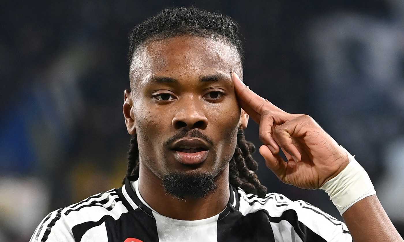 Khephren Thuram con la maglia della Juventus