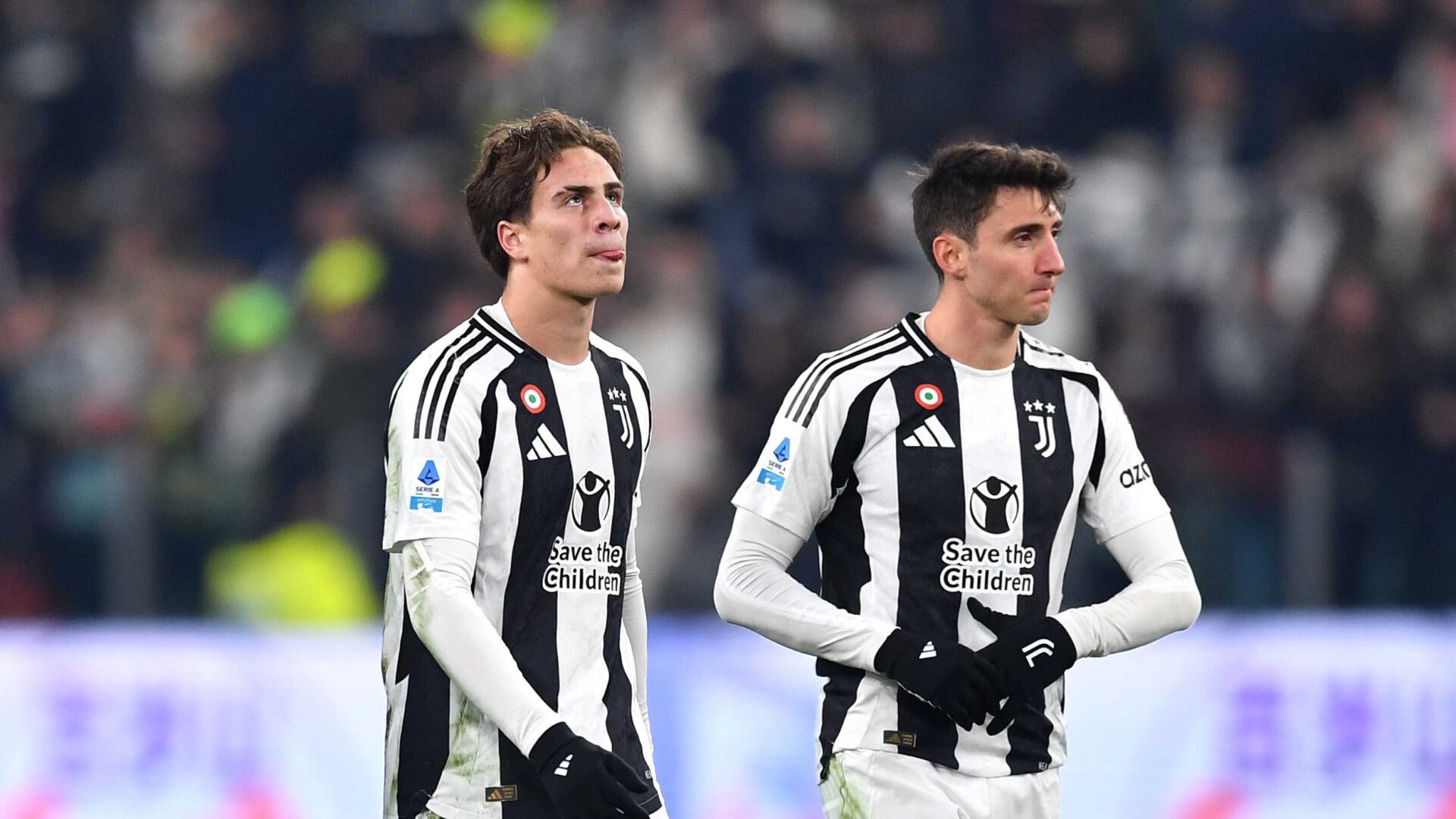 Yildiz e Cambiaso con la maglia della Juventus