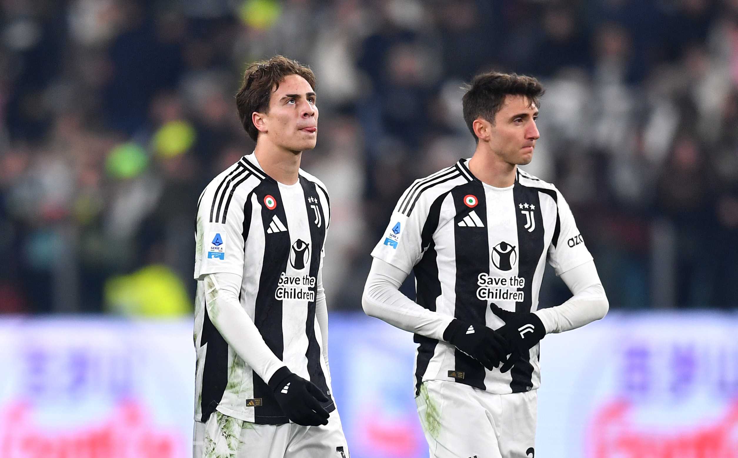 Yildiz e Cambiaso con la maglia della Juventus