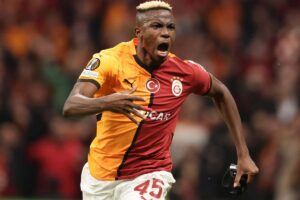 Osimhen con la maglia del Galatasaray