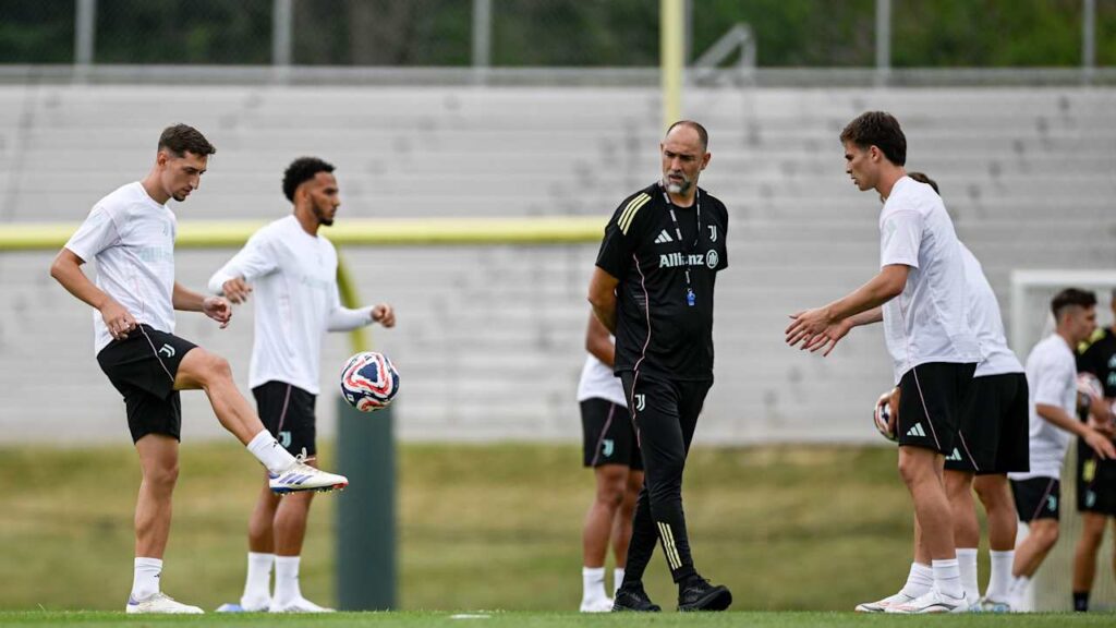 Allenamento Juventus, USA