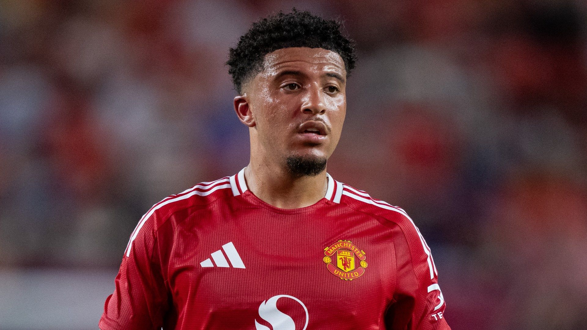 Sancho con la maglia del Manchester United