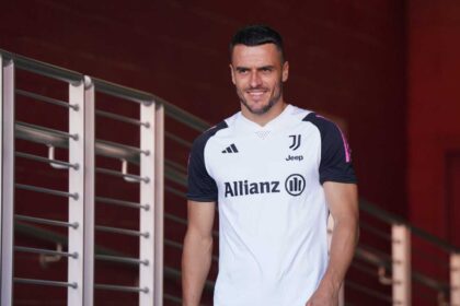 Filip Kostic in tenuta d’allenamento con la Juventus al Mondiale per Club 2025