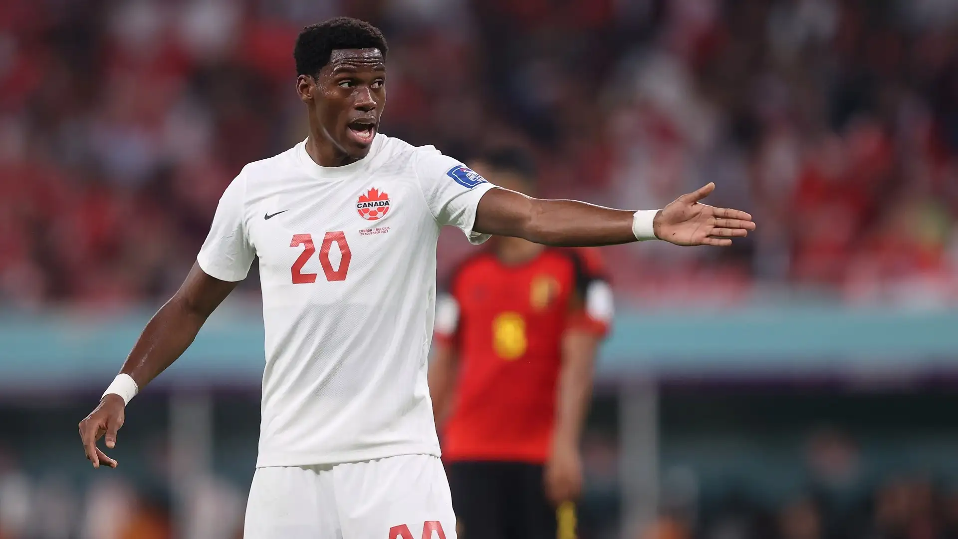 Jonathan David con la maglia del Canada