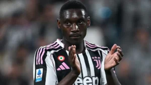 Kolo Muani con la maglia della Juventus
