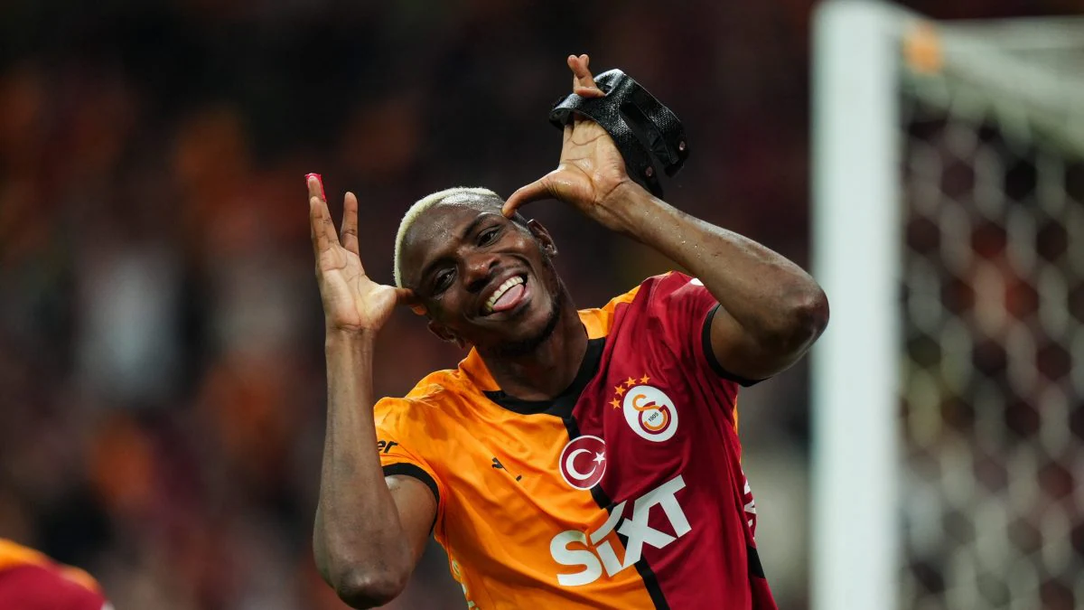 Osimhen con la maglia del Galatasaray