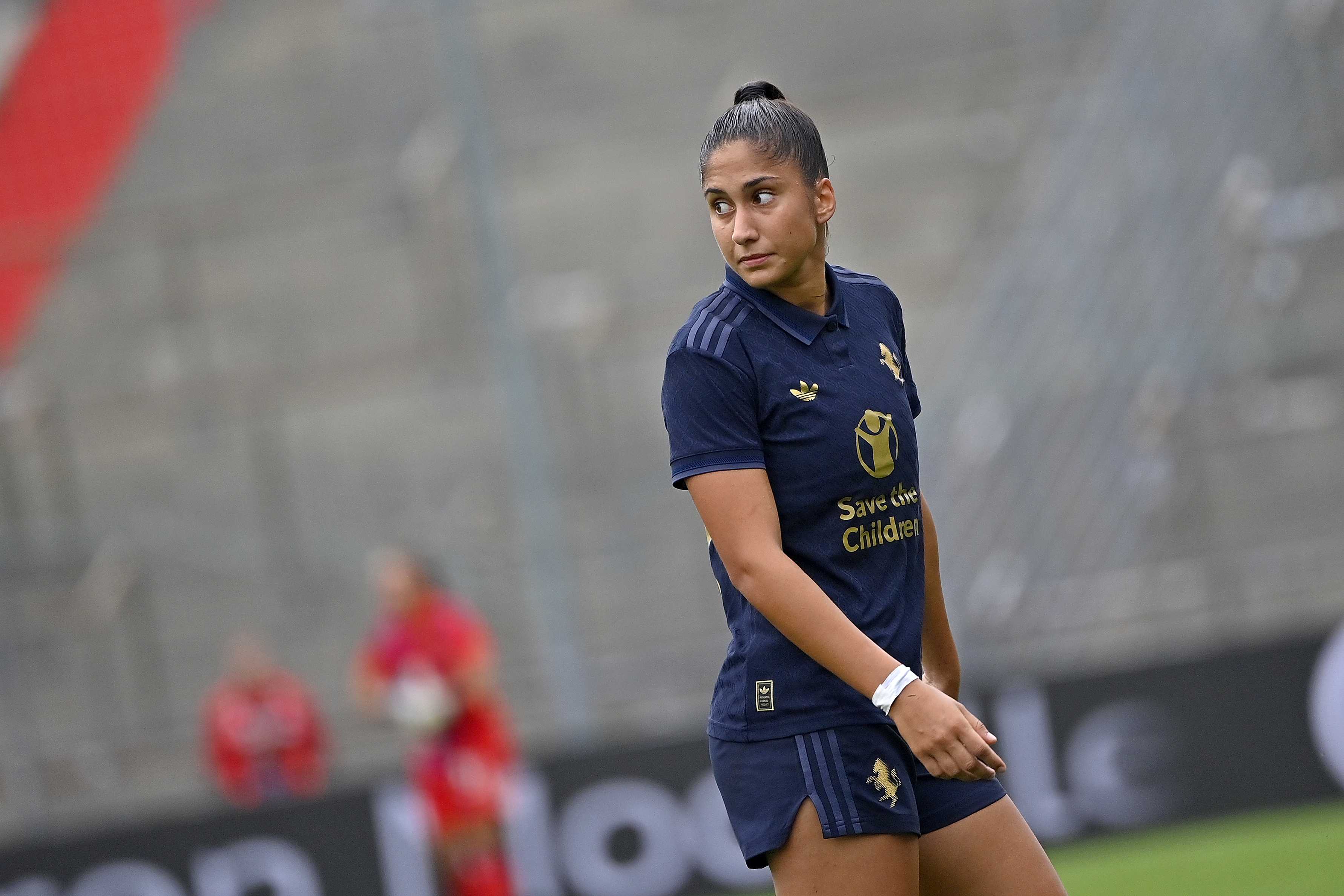 Eleonora Ferraresi con la maglia della Juventus Women