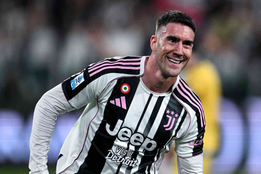 Dusan Vlahovic Juventus sorriso