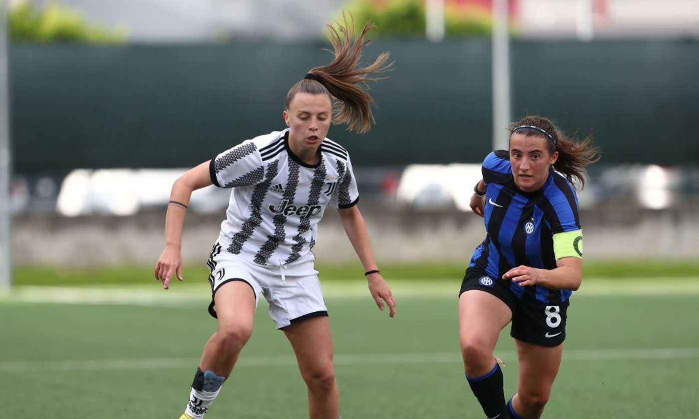 Sofia Bertucci in azione con la maglia della Juventus
