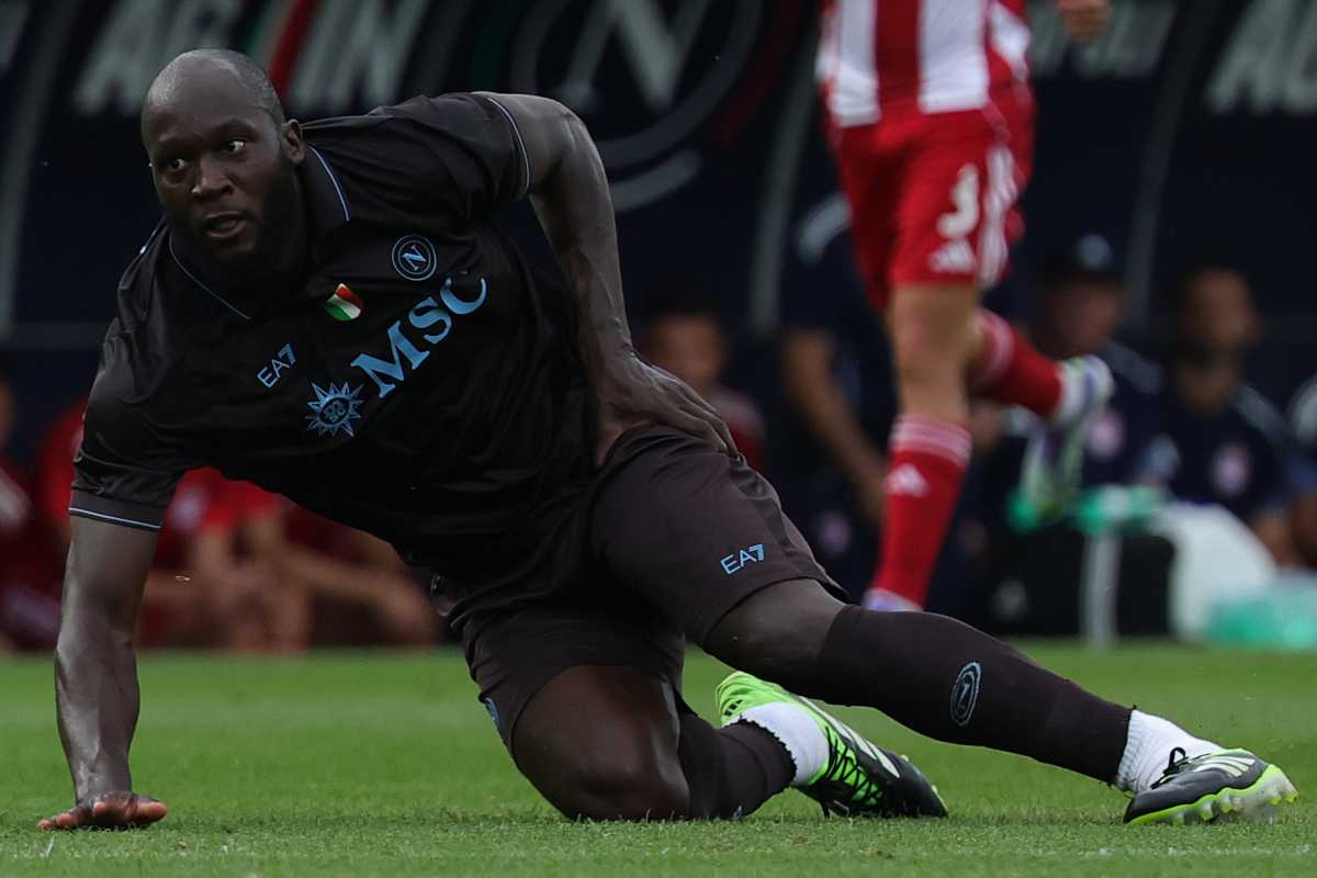 Infortunio di Lukaku con il Napoli