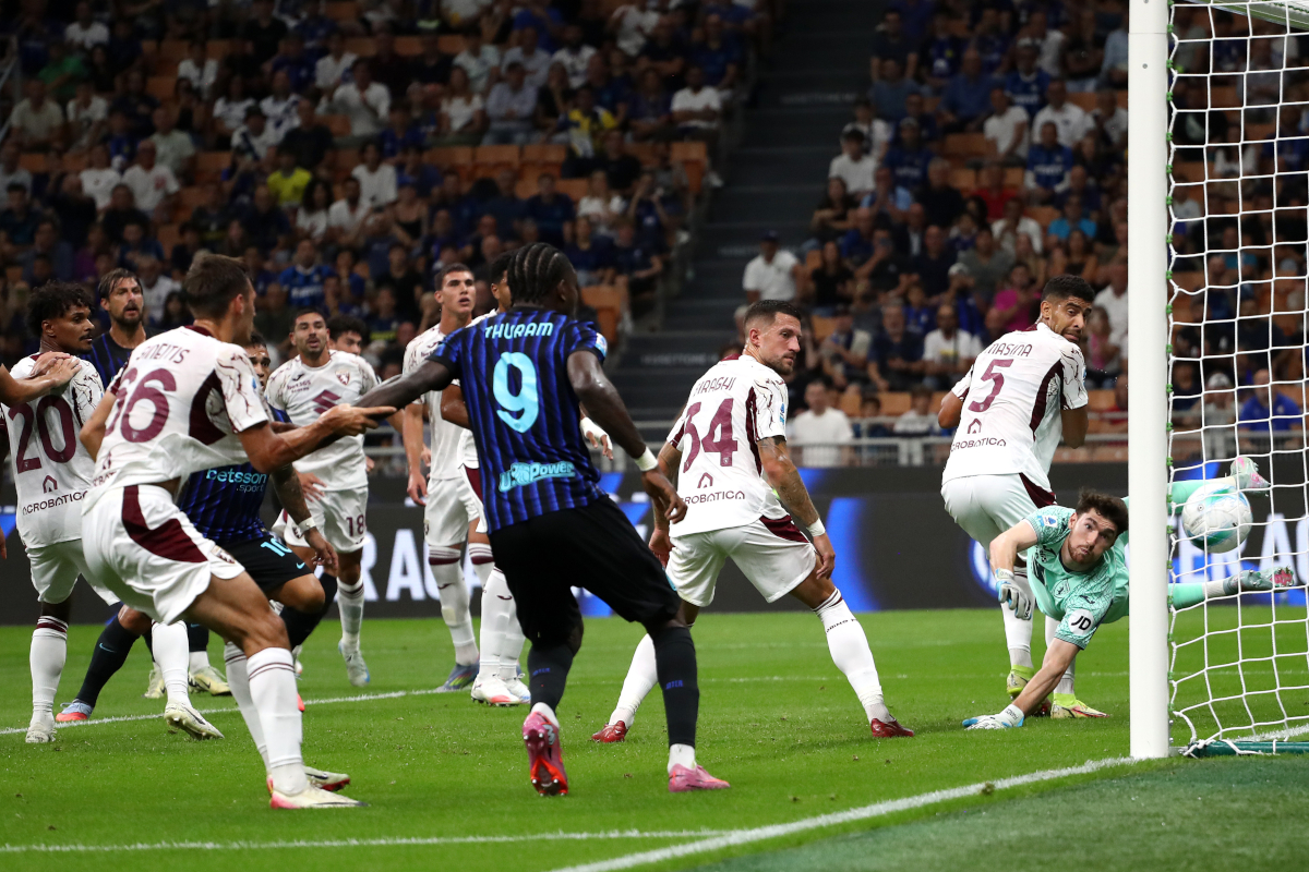 Inter Torino 5 0, esordio da sogno per Chivu: doppietta di Thuram e San Siro in festa