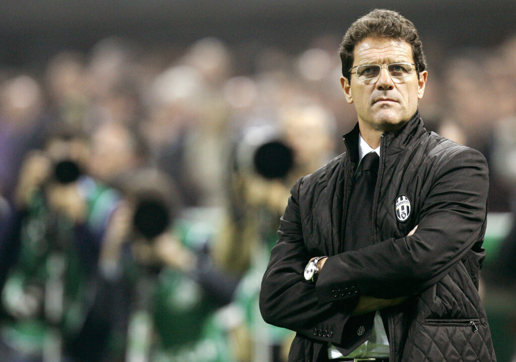 Fabio Capello ai tempi della Juventus