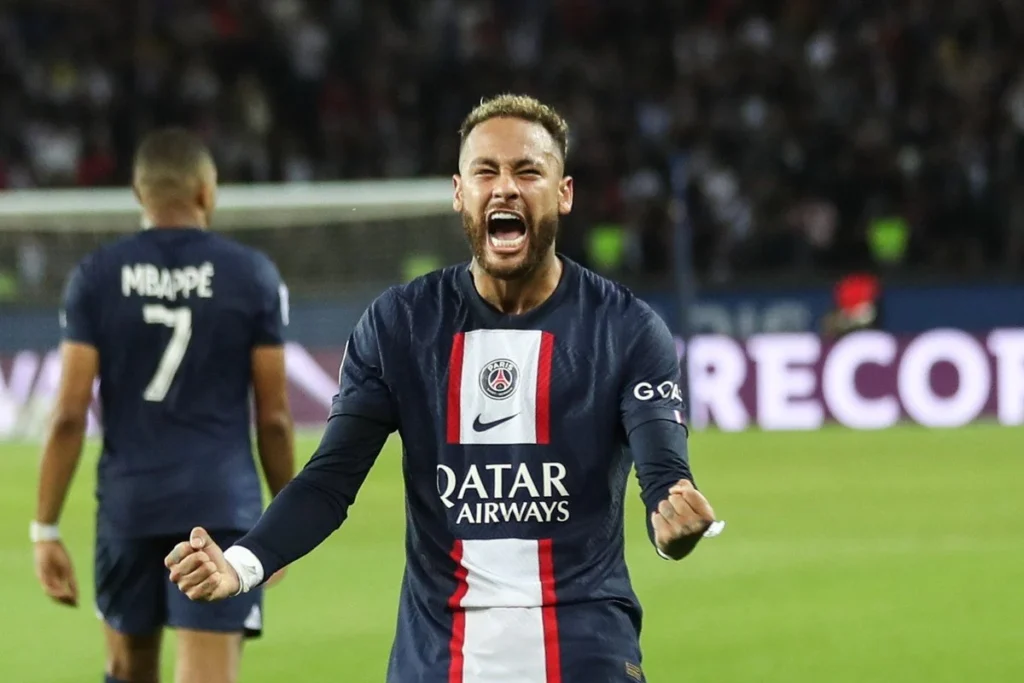Neymar Esultanza PSG