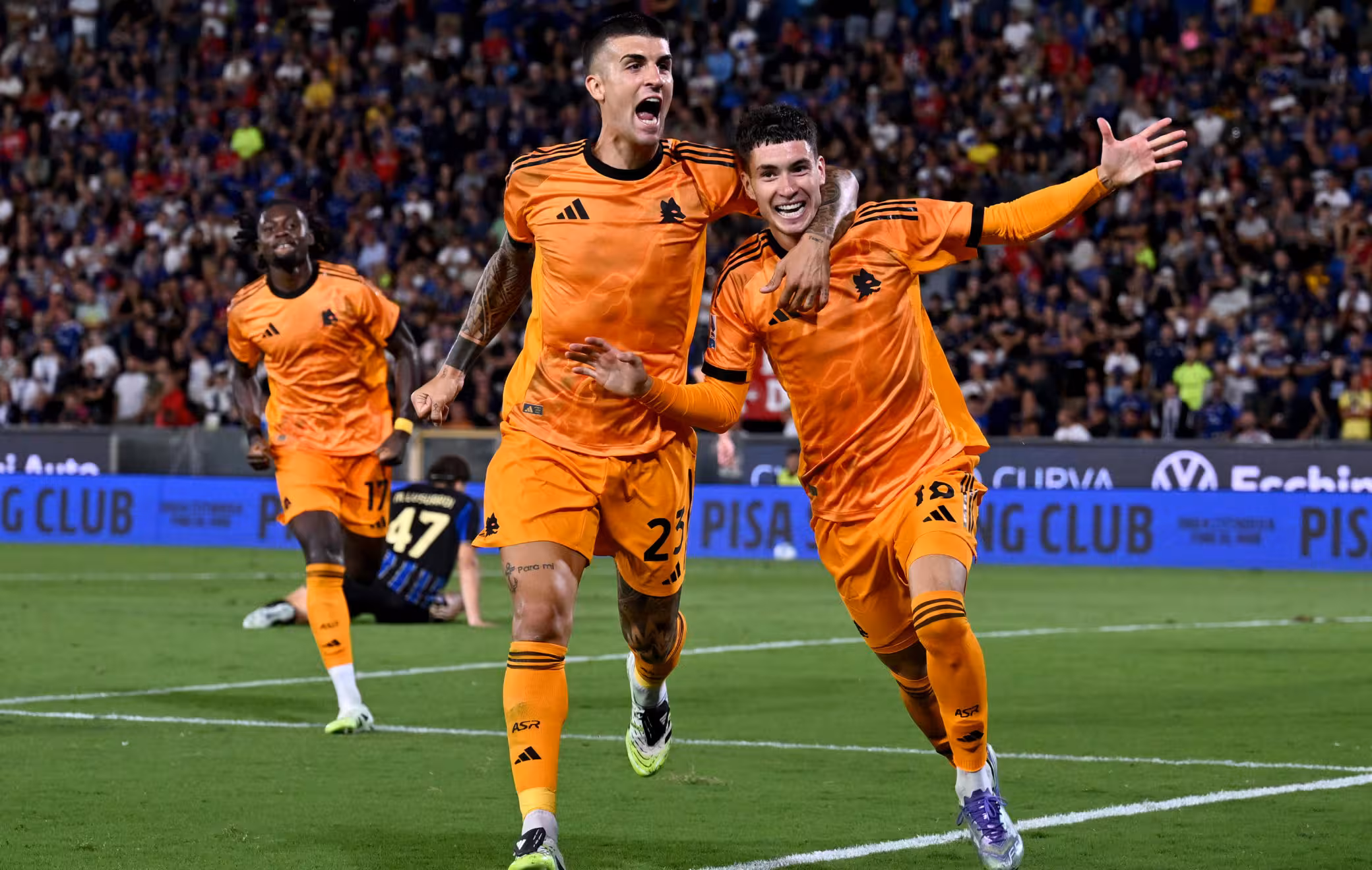 Soulè in gol contro il Pisa