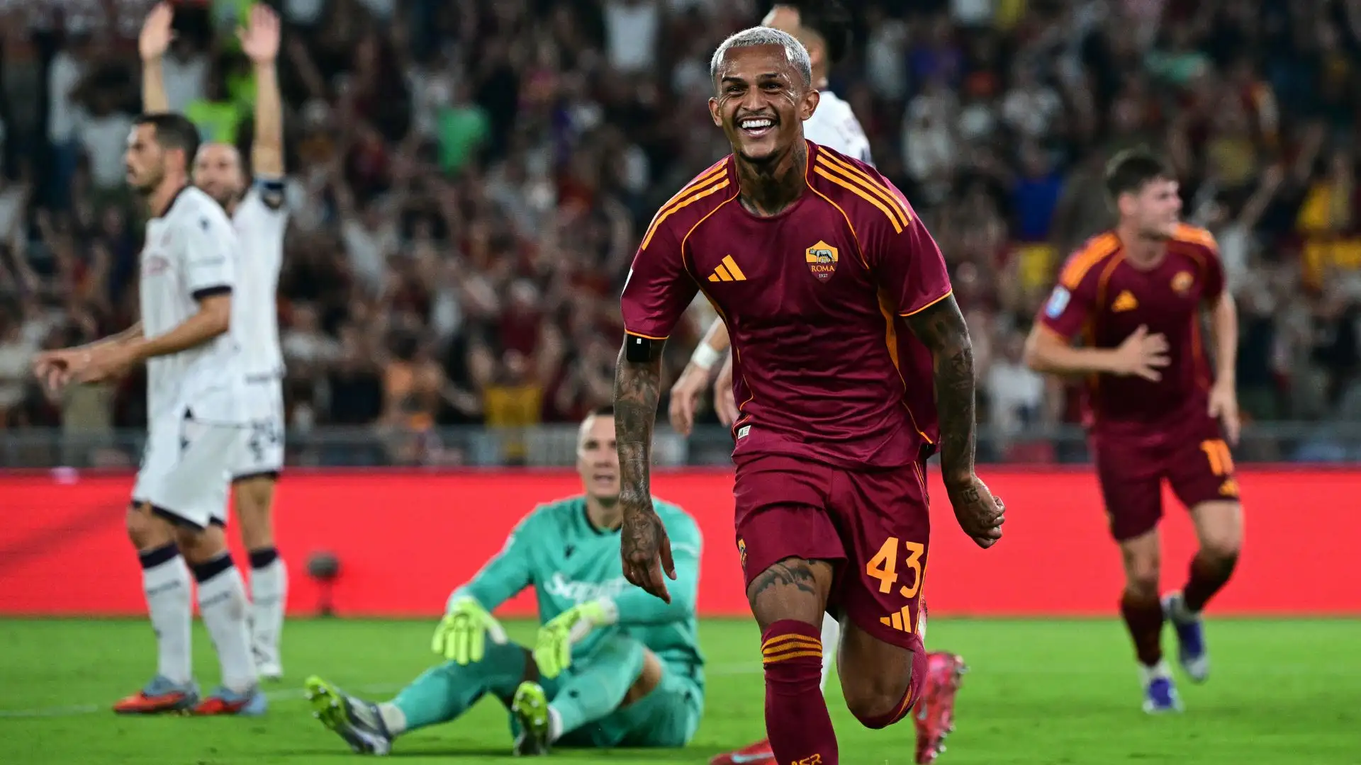 Roma-Bologna 1-0, decide Wesley: i giallorossi partono col piede giusto in Serie A