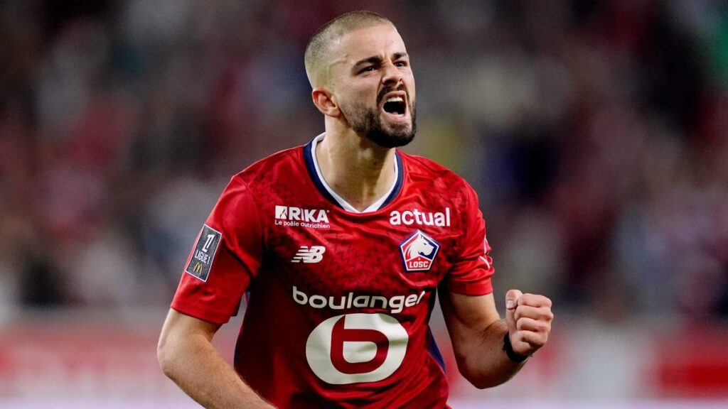Zhegrova con la maglia del Lille