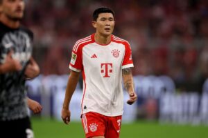Kim con la maglia del Bayern