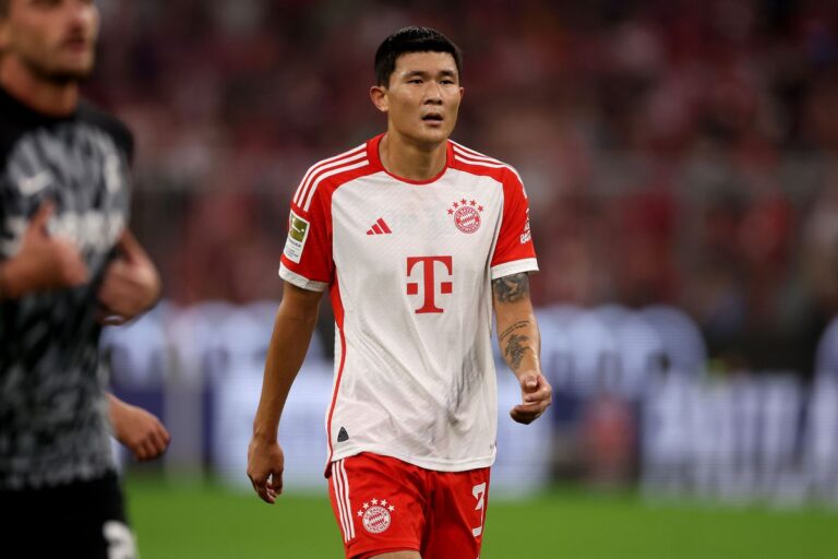 Kim con la maglia del Bayern