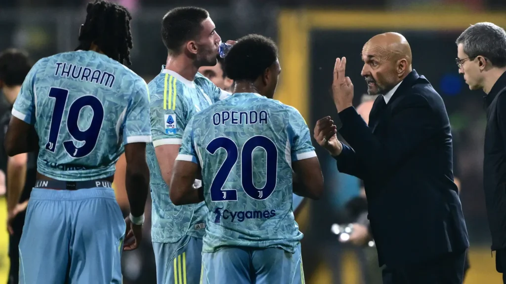 Spalletti con la squadra