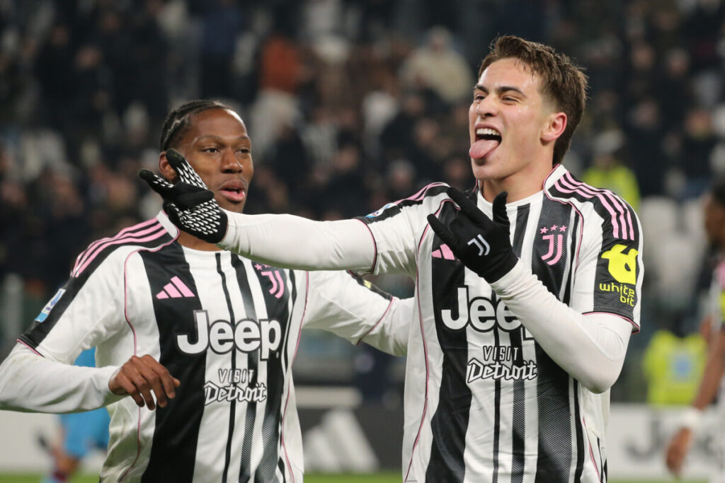 Yildiz esulta dopo il gol del definitivo 0-2 in Pisa-Juventus