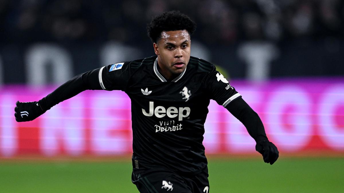 Mckennie esulta dopo il gol dell'1-1 in Juventus-Lecce