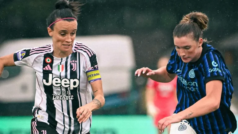 Bonansea in azione contro l'Inter